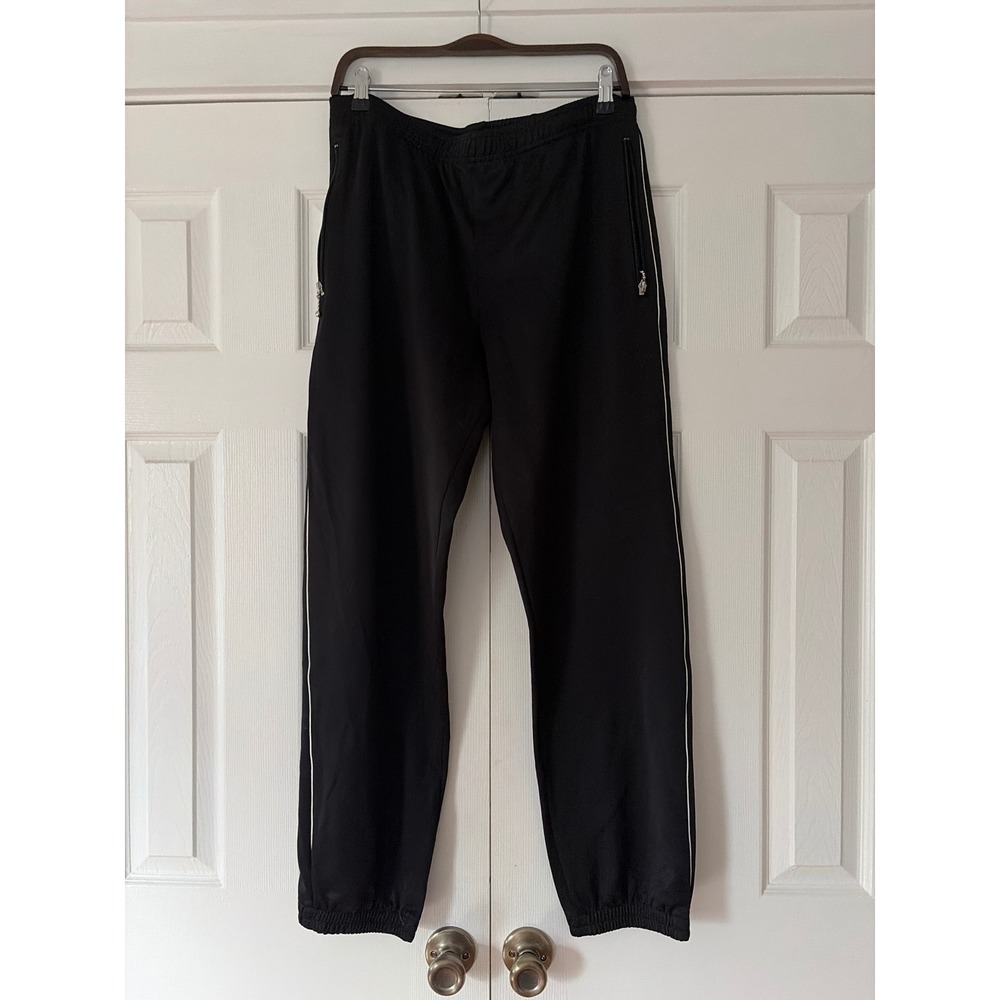 Sandro Paris Women's E19 Track Pant Noir Black White Side Stripe XL NWT
